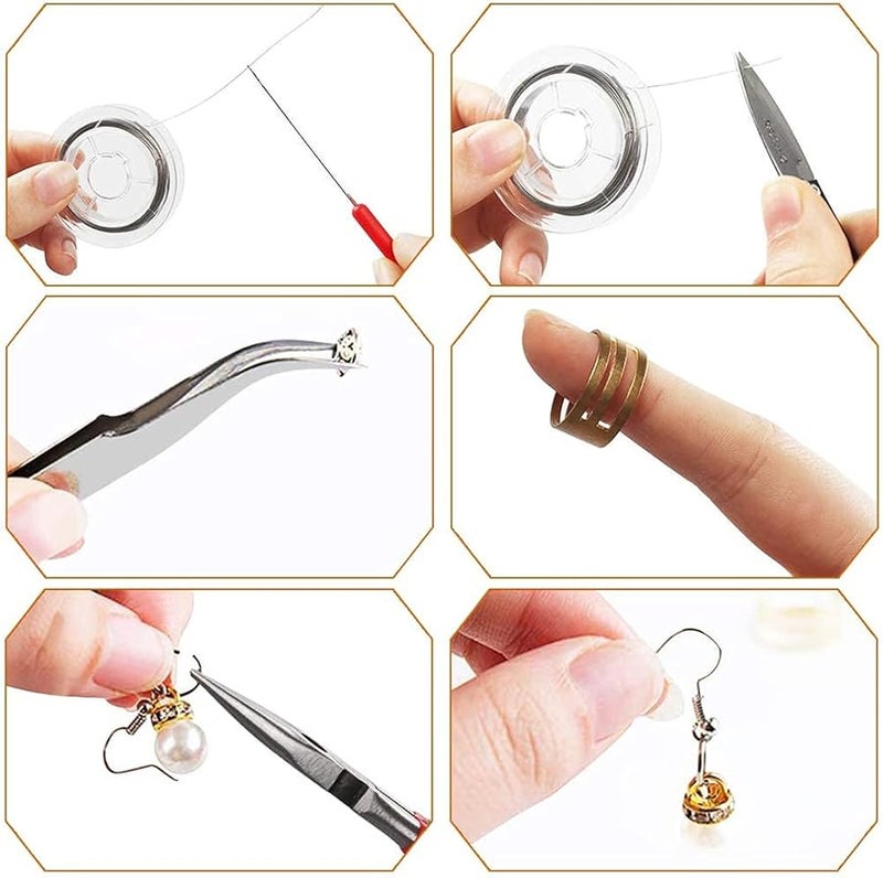 مجموعة أدوات صنع المجوهرات من الفولاذ المقاوم للصدأ 22 قطعة مع حقيبة تخزين للمبتدئين والمحترفين - Image 3